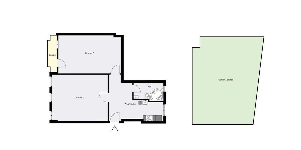Etagenwohnung Berlin Adlershof - 3 Zimmer, 70 m&sup2;, 275.000&euro; | Angebot:25780125