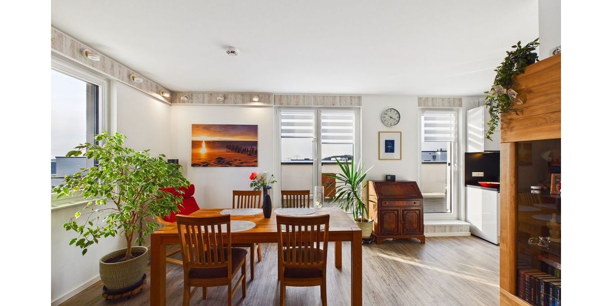 Modern wohnen über den Dächern von Schönefeld – 2-Zimmer-Eigentumswohnung mit großer Dachterrasse - Dachgeschoßwohnung Schönefeld | Angebot:25943309