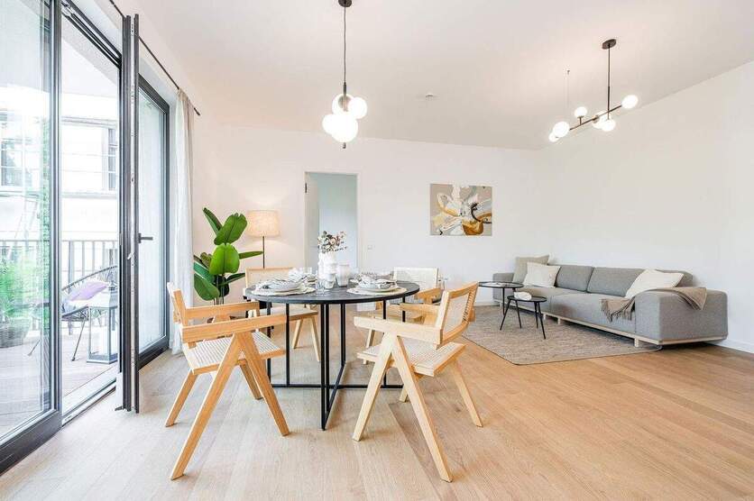 Erstbezug: Neubauwohnung im ruhigen Gartenhaus 3 zimmer