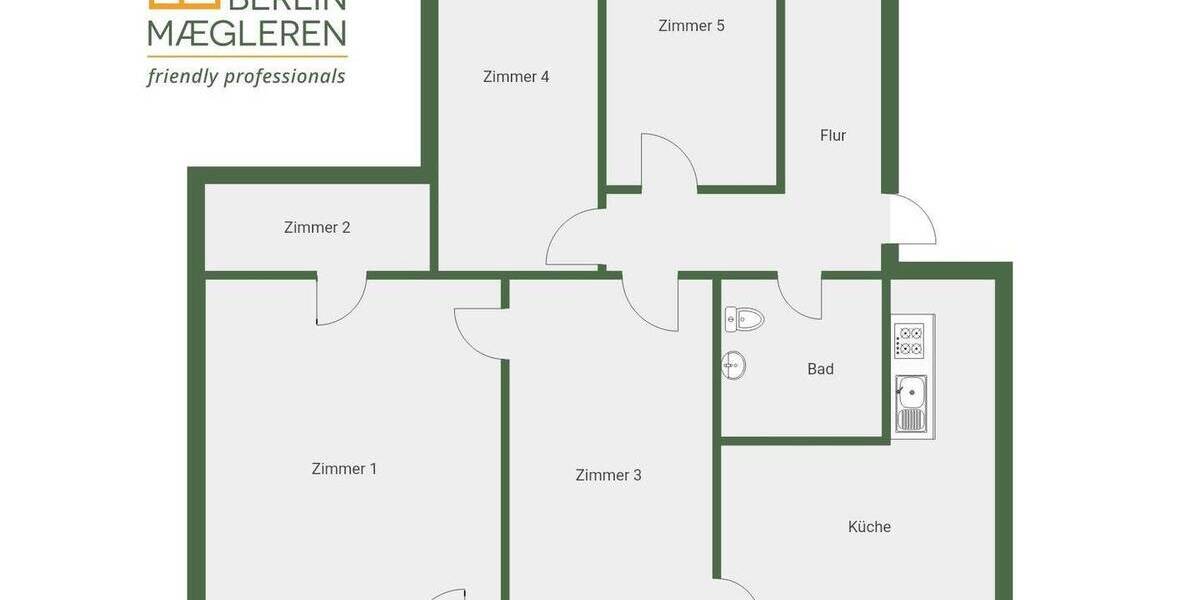 Gewerbeobjekt Berlin Prenzlauer Berg - 4 Zimmer, 92 m&sup2;, 399.000&euro; | Angebot:26476164