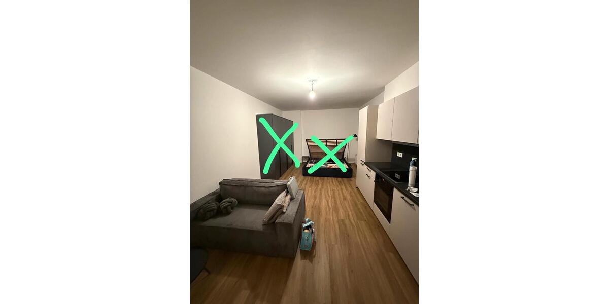 Erdgeschoßwohnung Berlin Neukölln - 1 Zimmer, 47 m&sup2;, 800&euro; | Angebot:25934061