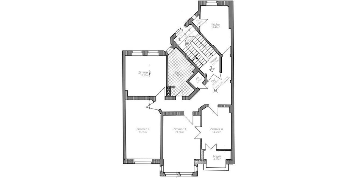 Etagenwohnung Berlin Steglitz-Zehlendorf - 4 Zimmer, 133 m&sup2;, 869.000&euro; | Angebot:26608957