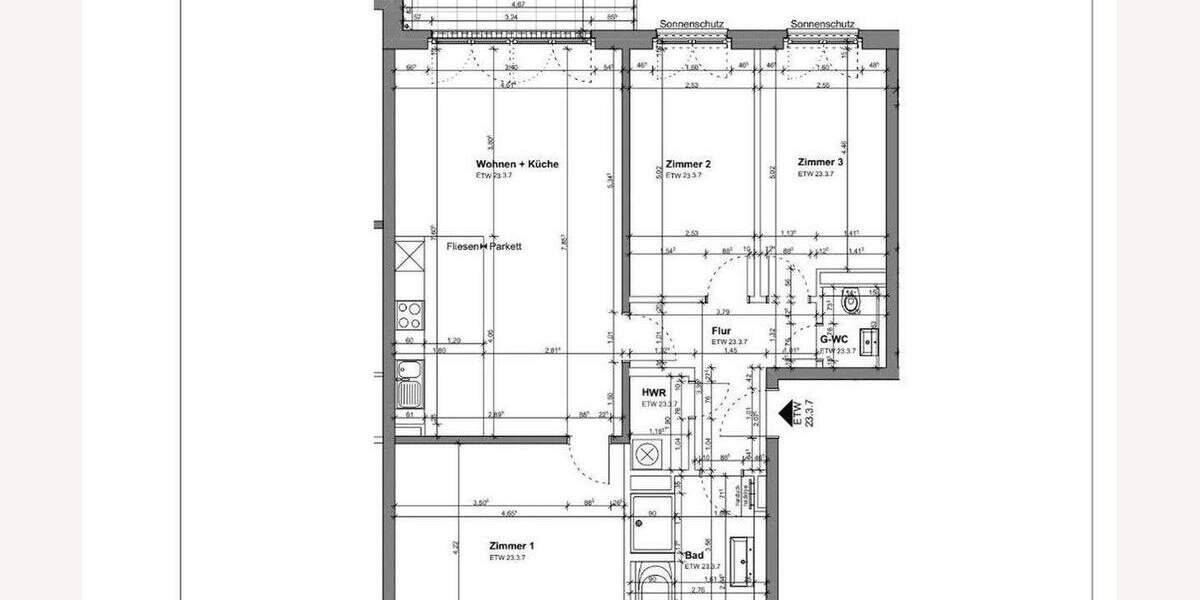Provisionsfrei: helle 4-Zimmer Wohnung mit großem Balkon | 107m² | Karlshorst 4 zimmer