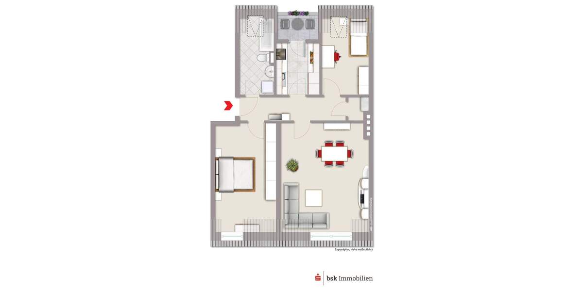 Etagenwohnung Berlin Niederschöneweide - 3 Zimmer, 86 m&sup2;, 349.000&euro; | Angebot:26029183