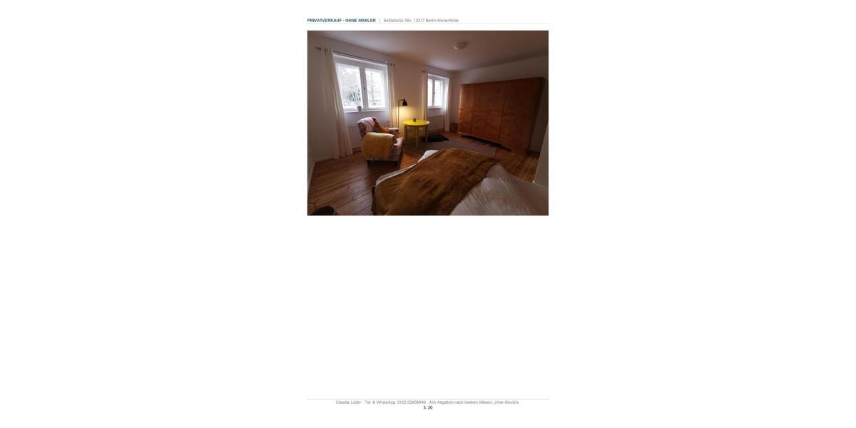 Reihenhaus Berlin Tempelhof-Schöneberg - 3 Zimmer, 70 m&sup2;, 599.000&euro; | Angebot:26697490