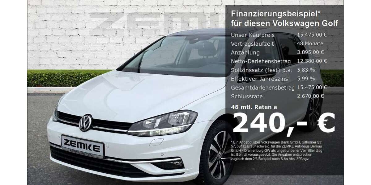 VW Golf 84.459 km 15.475 &euro; Oranienburg 16515