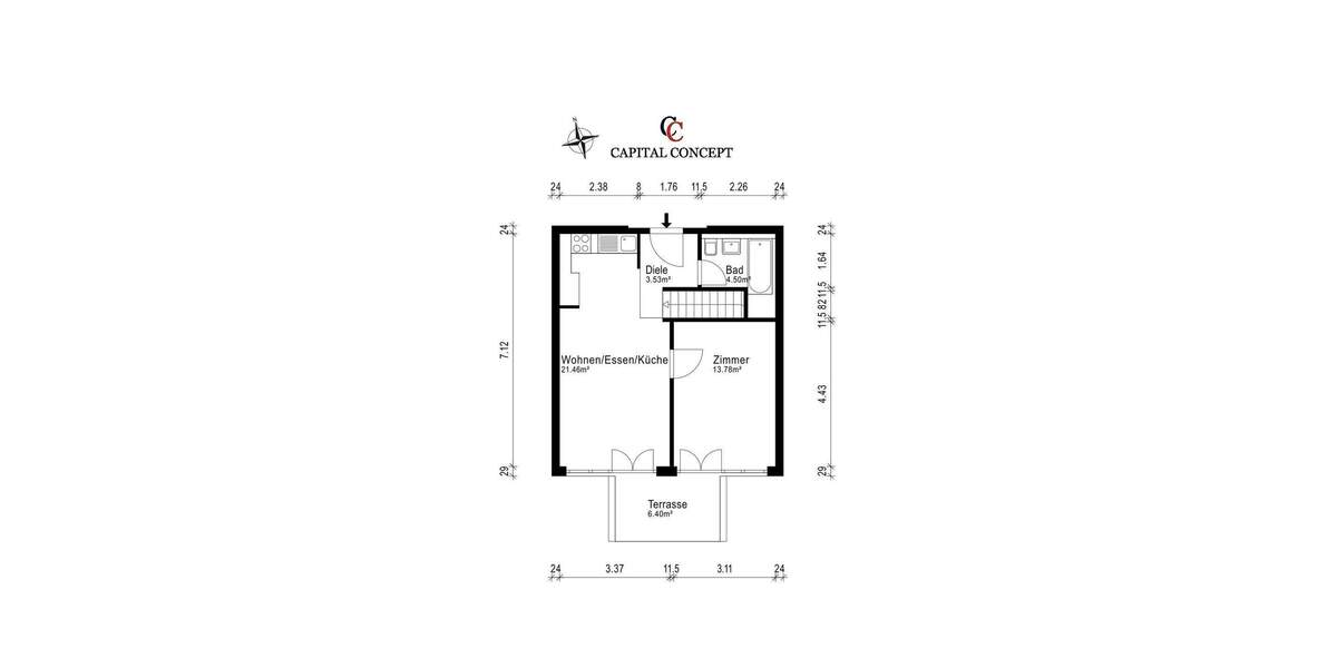 Etagenwohnung Berlin Heiligensee - 3 Zimmer, 79 m&sup2;, 255.000&euro; | Angebot:23986633
