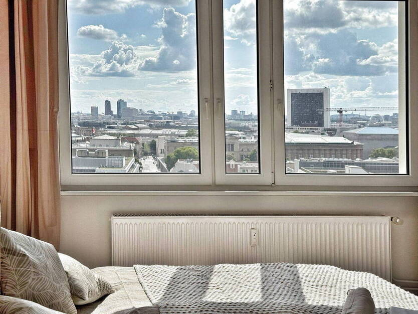 Furnished Loft Hackescher Markt: View, Balcony & Parking