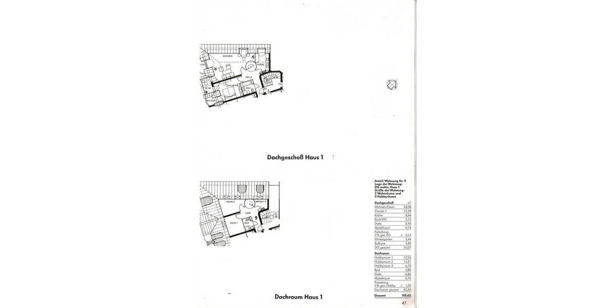 Etagenwohnung Berlin Kladow - 4 Zimmer, 119 m&sup2;, 1.100&euro; | Angebot:26544873