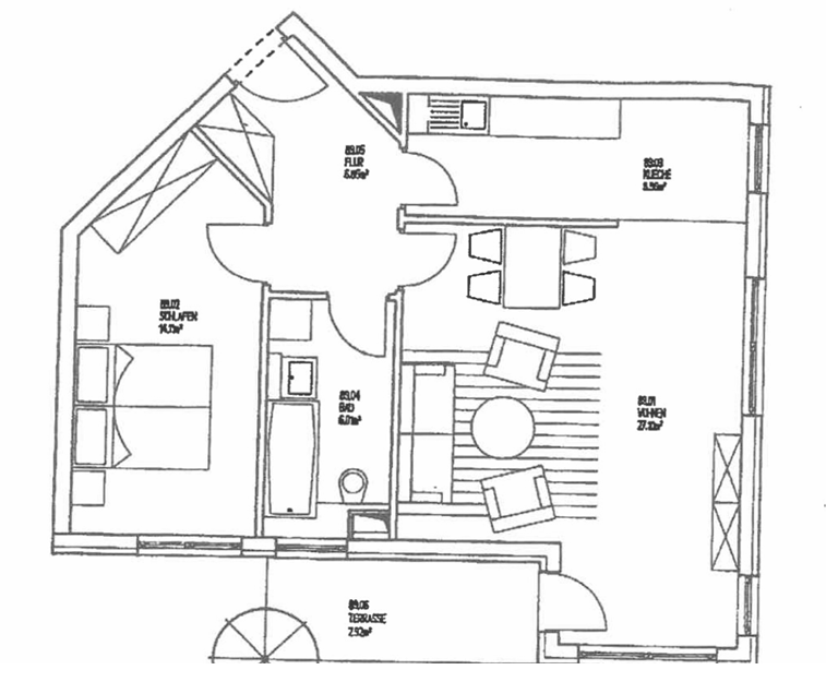 vermietete 2-Zimmer-Wohnung in Ahrensfelde 2 zimmer