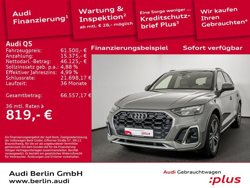 Audi Q5 13.100 km 61.500 € Berlin 10587