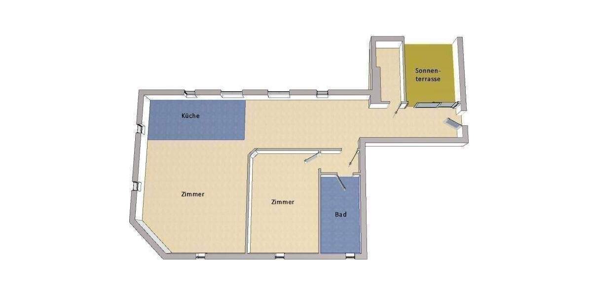 Etagenwohnung Potsdam Babelsberg Nord - 2 Zimmer, 86 m&sup2;, 449.000&euro; | Angebot:24498179