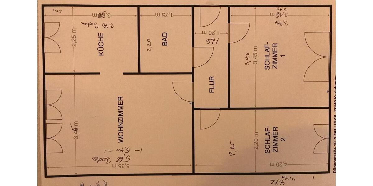 Dachgeschoßwohnung Berlin Marzahn-Hellersdorf - 3 Zimmer, 60 m&sup2;, 980&euro; | Angebot:26406372