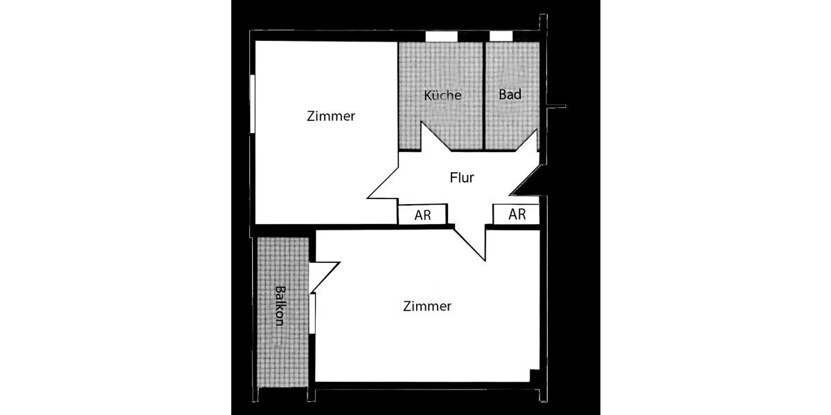 Etagenwohnung Berlin Schöneberg - 2 Zimmer, 66 m&sup2;, 1.250&euro; | Angebot:26473431