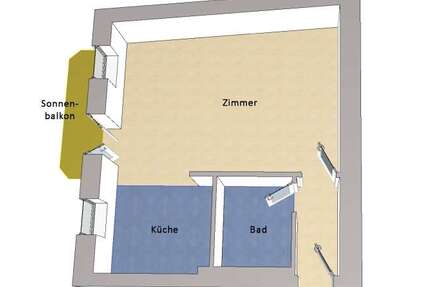 Wohnung Berlin Pankow - 1 Zimmer, 37 m&sup2;, 239.000&euro; | Angebot:25981628