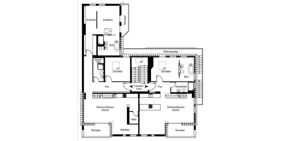 Terrassenwohnung Berlin Lichterfelde - 5 Zimmer, 245 m&sup2;, 1.349.000&euro; | Angebot:26202950