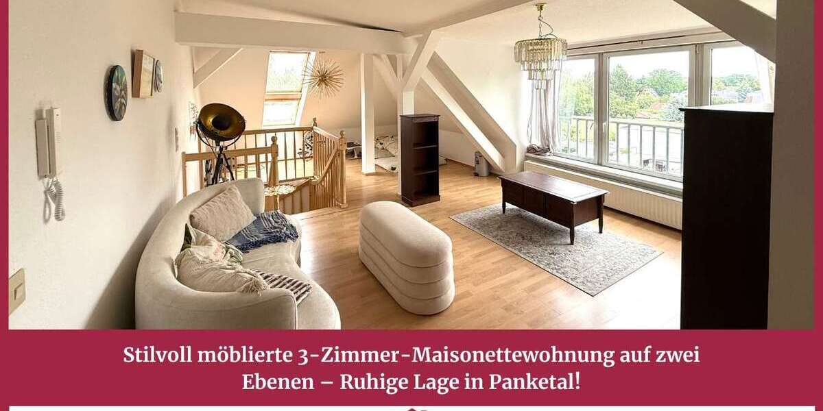 Etagenwohnung Panketal - 3 Zimmer, 103 m&sup2;, 1.400&euro; | Angebot:27078260