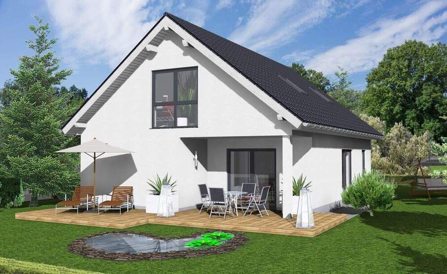 Im Alleinauftrag: geplantes Einfamilienhaus ( individuelles Architektenhaus ) in Traumlage in Schwanebeck