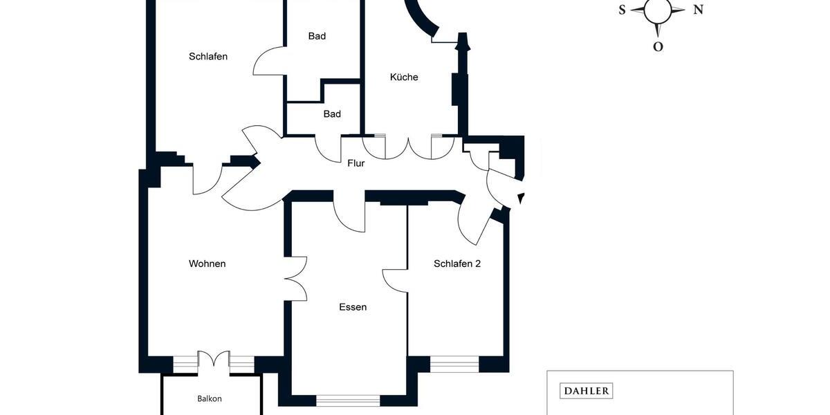 Etagenwohnung Berlin Charlottenburg-Wilmersdorf - 4 Zimmer, 120 m&sup2;, 2.750&euro; | Angebot:25962863