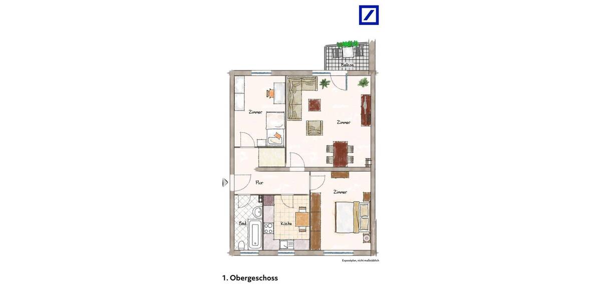 Etagenwohnung Berlin Marienfelde - 3 Zimmer, 73 m&sup2;, 290.000&euro; | Angebot:26391846