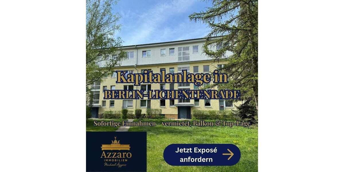 Etagenwohnung Berlin Lichtenrade - 1 Zimmer, 37 m&sup2;, 100.000&euro; | Angebot:24718998