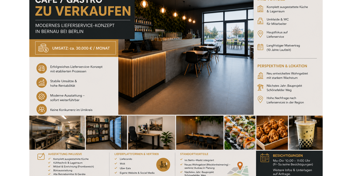 Gewerbeobjekt Bernau bei Berlin - 100.000&euro; | Angebot:26696669