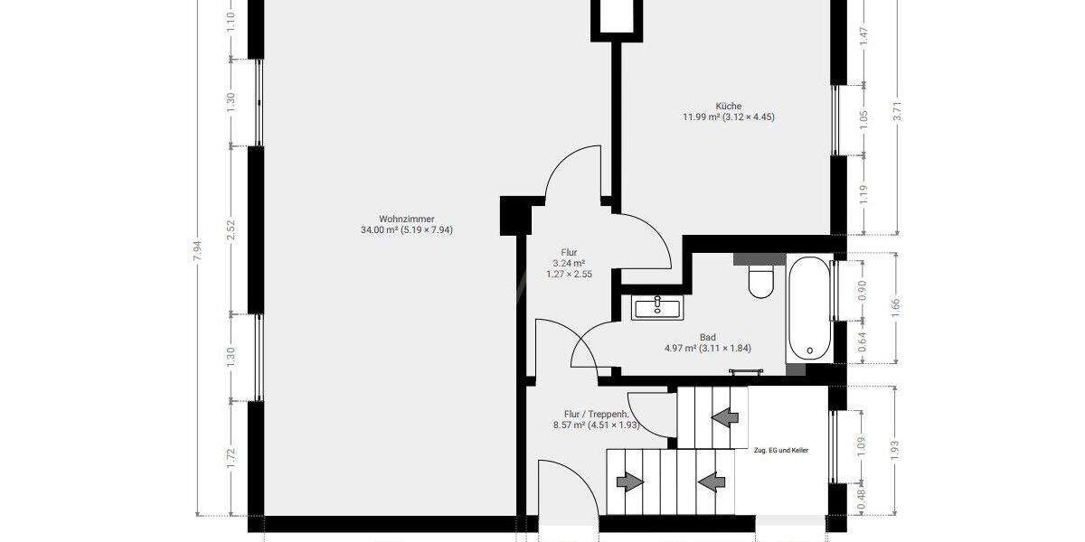 Doppelhaushälfte Berlin -Pankow Wilhelmsruh - 4 Zimmer, 113 m&sup2;, 880.000&euro; | Angebot:25700332