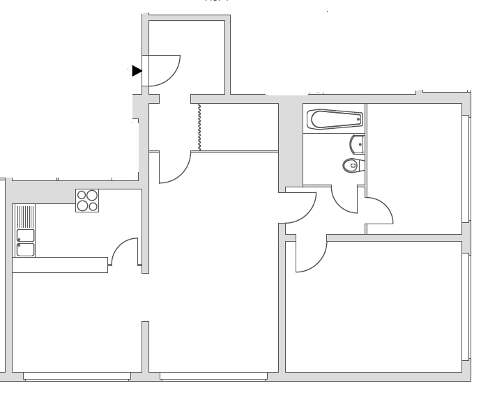 Etagenwohnung Berlin Marzahn-Hellersdorf - 3 Zimmer, 75 m&sup2;, 551&euro; | Angebot:26664167