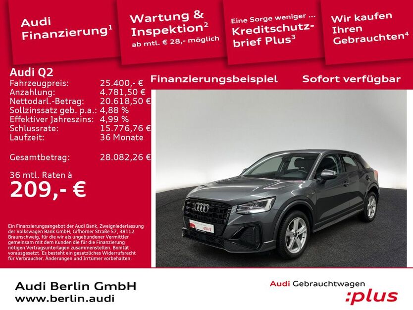 Audi Q2 60.220 km 25.400 € Berlin 10587