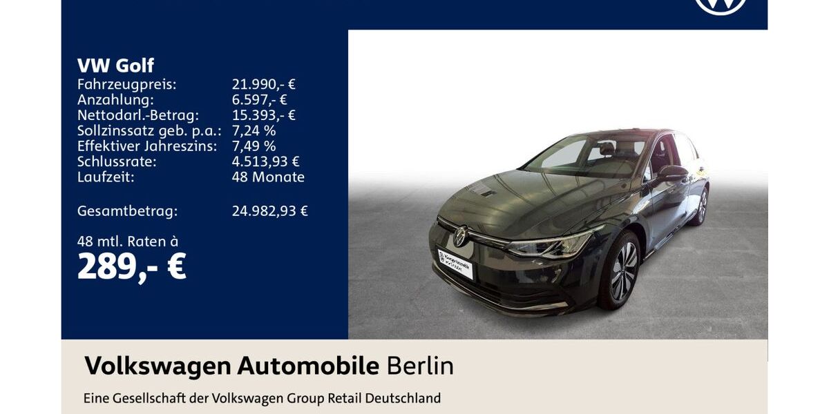 VW Golf 29.949 km 21.990 &euro; Berlin 10587