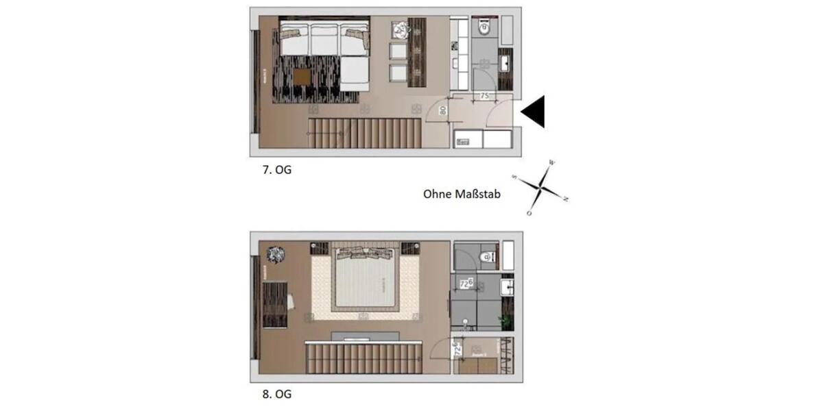Maisonettenwohnung Berlin Mitte - 2 Zimmer, 84 m&sup2;, 800.000&euro; | Angebot:25268541