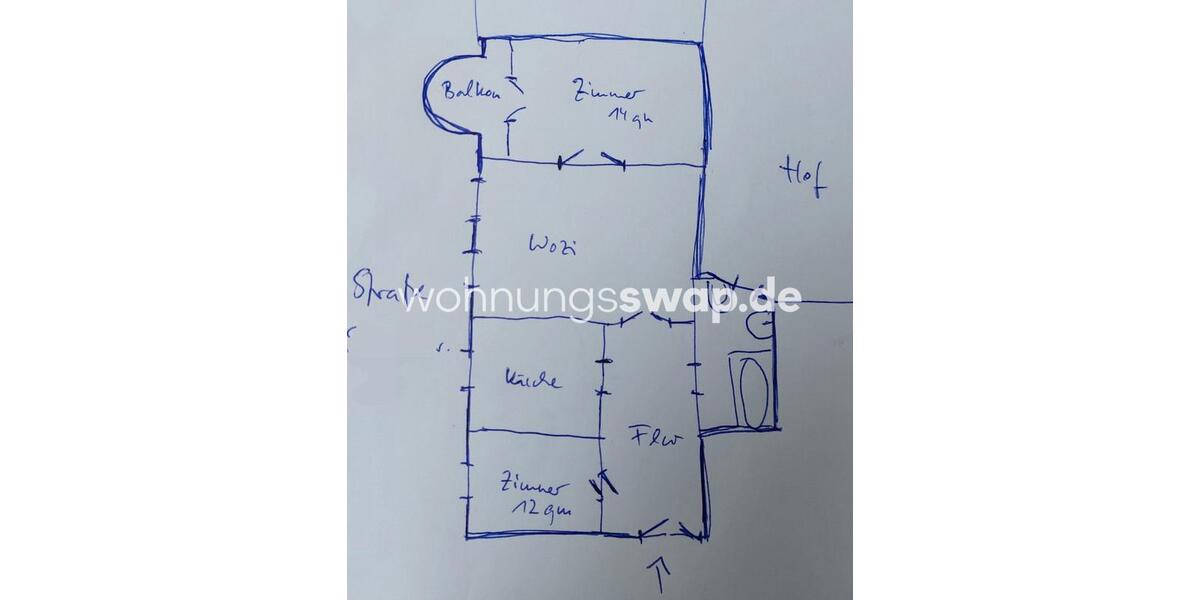 Etagenwohnung Potsdam Babelsberg - 3 Zimmer, 73 m&sup2;, 820&euro; | Angebot:24541678