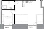 Dachgeschoßwohnung Berlin Reinickendorf - 2 Zimmer, 48 m&sup2;, 1.274&euro; | Angebot:25951089