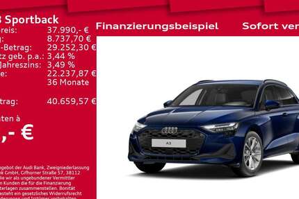 Audi A3 7.627 km 37.990 &euro; Berlin 12489