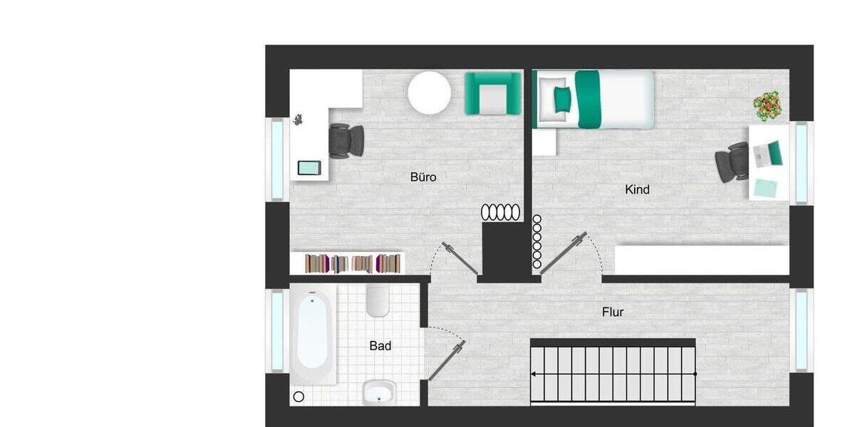 Reihenendhaus Berlin Zehlendorf - 5 Zimmer, 110 m&sup2;, 2.200&euro; | Angebot:25700343