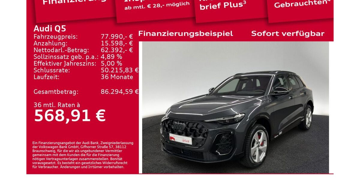 Audi Q5 6.001 km 77.990 &euro; Berlin 12489