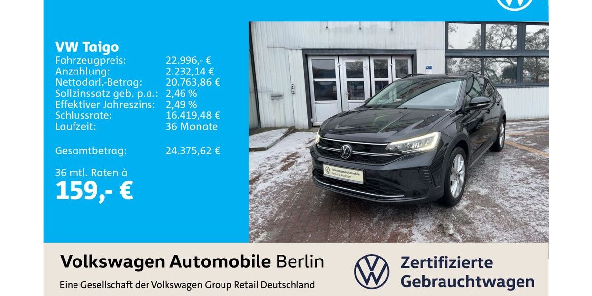 VW Taigo 7.149 km 22.109 &euro; Berlin 12681