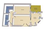 Etagenwohnung Stahnsdorf Schenkenhorst - 2 Zimmer, 74 m&sup2;, 279.000&euro; | Angebot:26358445
