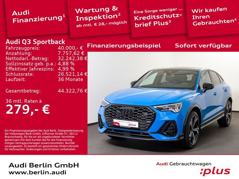 Audi Q3 32.800 km 40.000 € Berlin 10587