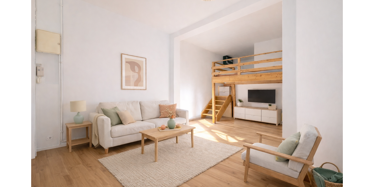 Etagenwohnung Berlin Neukölln - 1 Zimmer, 28 m&sup2;, 139.900&euro; | Angebot:25919917