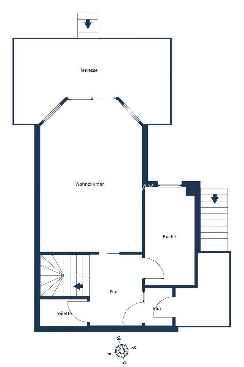 Stilvolles 5-Zimmer-Reihenendhaus mit besonderer Architektur und schönem Garten in Frohnau 5 zimmer