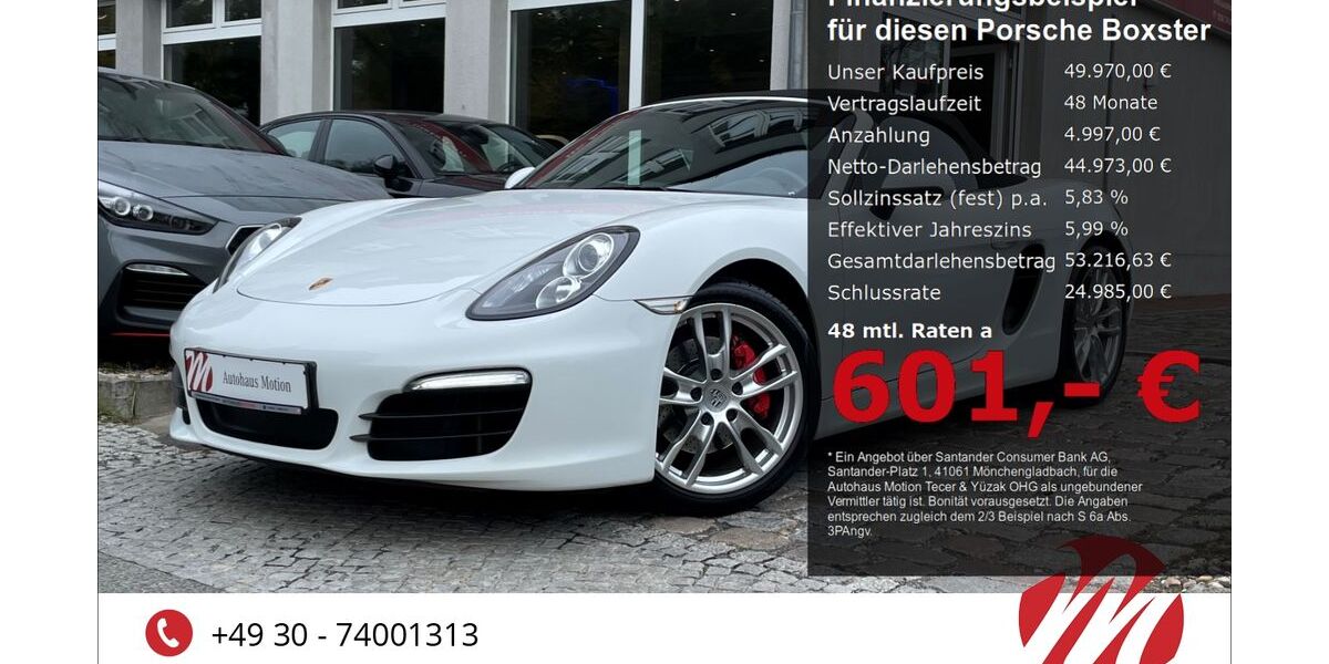 Porsche Boxster 97.400 km 49.970 &euro; Berlin 12305
