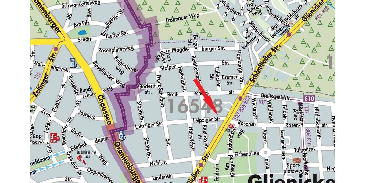 Grundstück Glienicke/Nordbahn Nordbahn - 398.000&euro; | Angebot:24002283