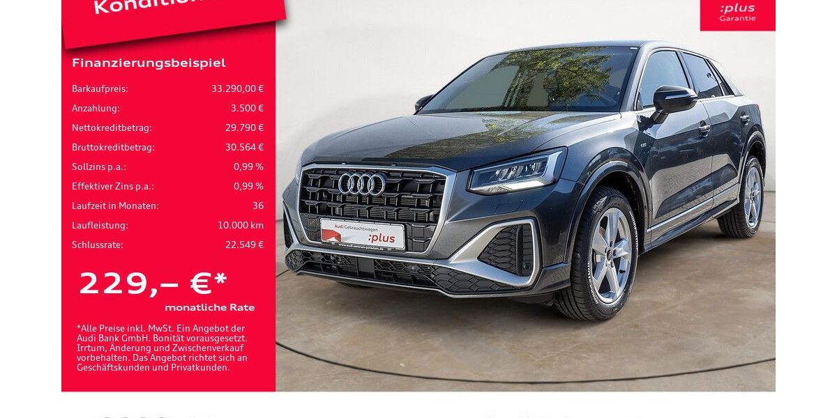 Audi Q2 6.299 km 33.290 &euro; Potsdam 14482