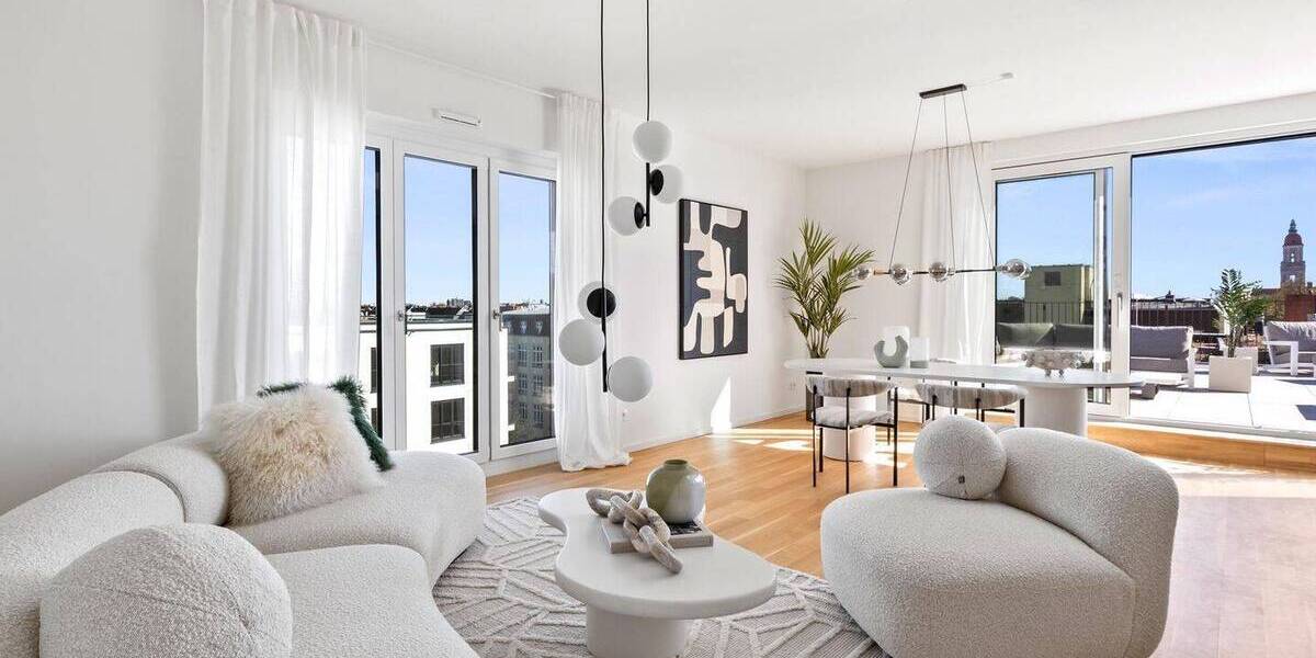 Neubau Penthouse mit XXL Terrasse und Blick über Schöneberg 3 zimmer