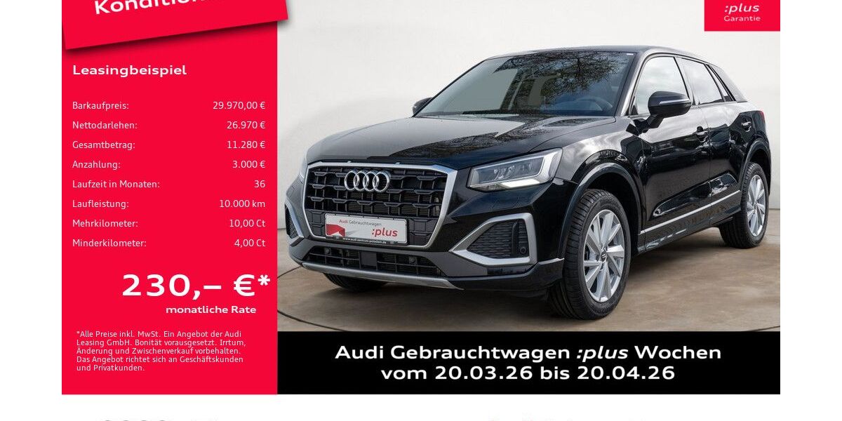Audi Q2 3.532 km 29.690 &euro; Potsdam 14482