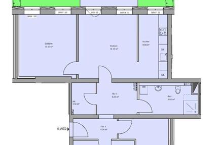 Wohnung Berlin Pankow - 4 Zimmer, 97 m&sup2;, 1.330&euro; | Angebot:25925220