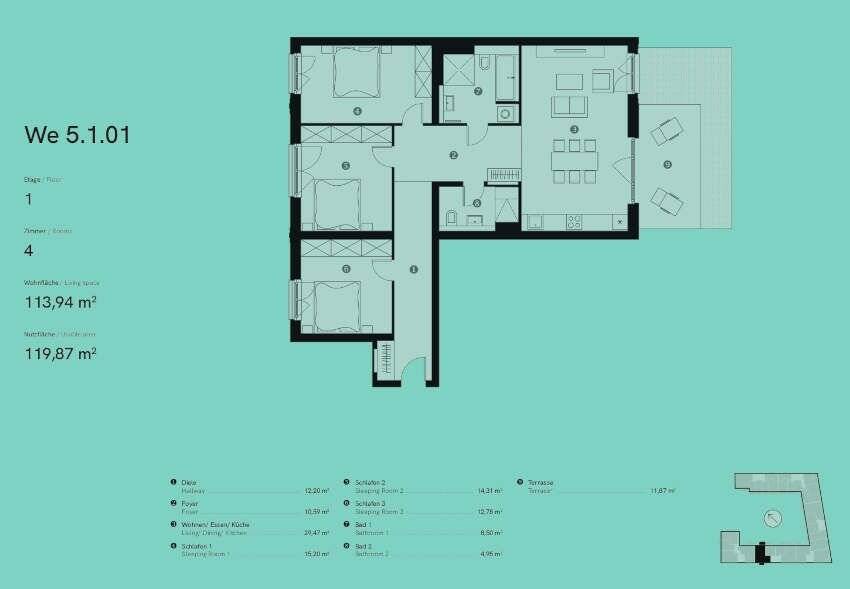 Etagenwohnung Berlin Friedrichshain - 4 Zimmer, 113 m&sup2;, 960.172&euro; | Angebot:25739598