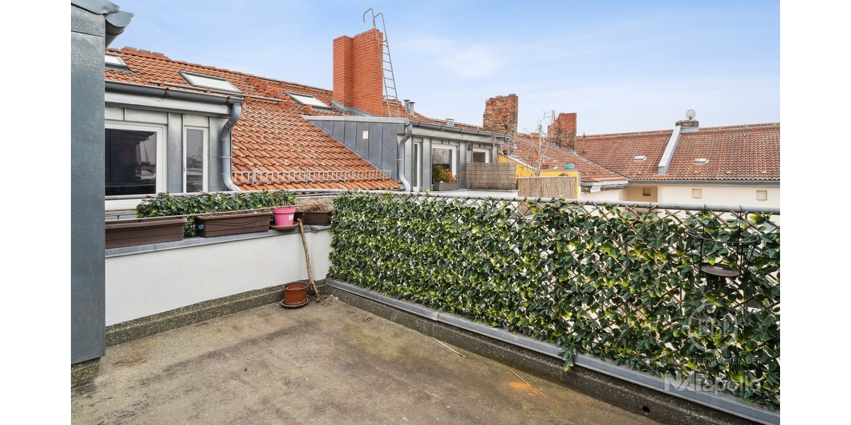 MALERISCHER STEPHANKIEZ: LICHTDURCHFLUTETES DACHGESCHOSS MIT TERRASSE IN PARKNÄHE! - Dachgeschoßwohnung Berlin Moabit | Angebot:24673783