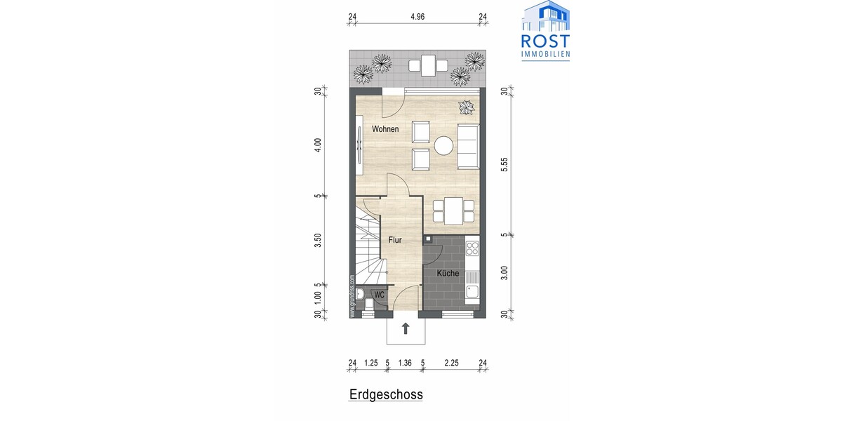 Haus in ruhiger Lage mit wunderschönem Garten in Rudow - Preis gegen Gebot - Reihenmittelhaus Berlin Rudow | Angebot:26544338